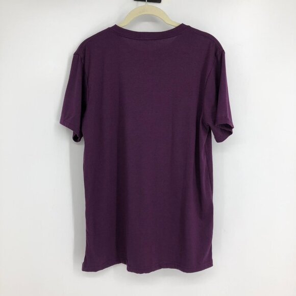 CatLadyBox Purple  'Cat Hair Is My Glitter' Short Sleeve Crew Neck T-Shirt ~M - Picture 3 of 13